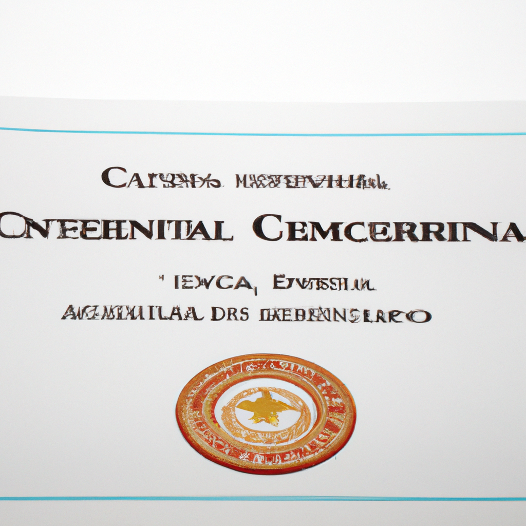 Certificato